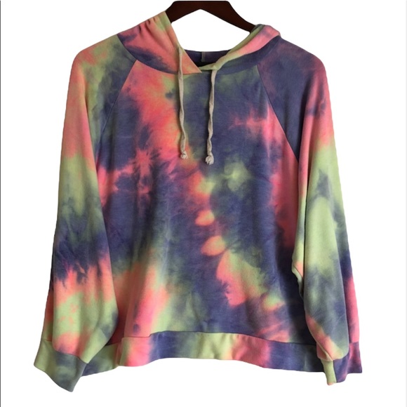 Vici tie dye sweatshirt with hoodie small - Picture 2 of 8